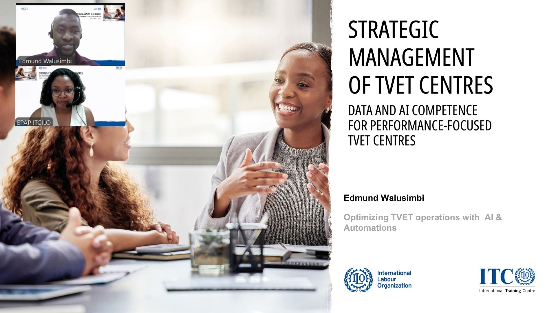 Strategic Management of TVET Centres — International Training Centre of International Labour Organization, Turin